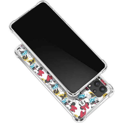 Disney Minnie Mouse Rockin Minnie Pattern Galaxy A32 5G Clear Case