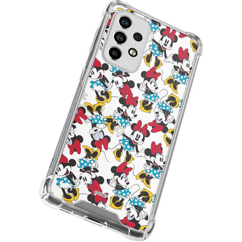 Disney Minnie Mouse Rockin Minnie Pattern Galaxy A53 5G Clear Case