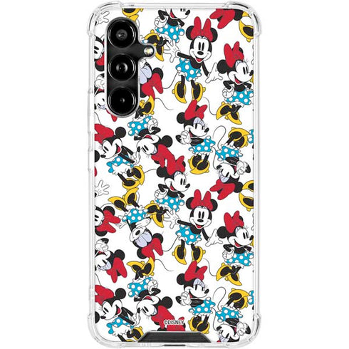 Disney Minnie Mouse Rockin Minnie Pattern Galaxy A54 5G Clear Case
