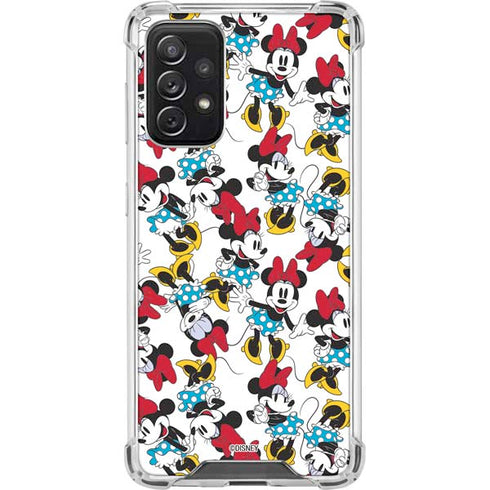 Disney Minnie Mouse Rockin Minnie Pattern Galaxy A72 5G Clear Case