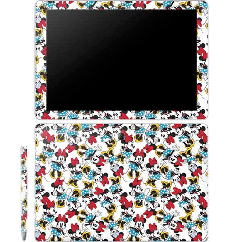 Disney Minnie Mouse Rockin Minnie Pattern Galaxy Book 12in Skin