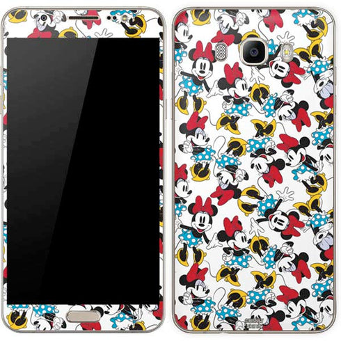 Disney Minnie Mouse Rockin Minnie Pattern Galaxy J7 Skin