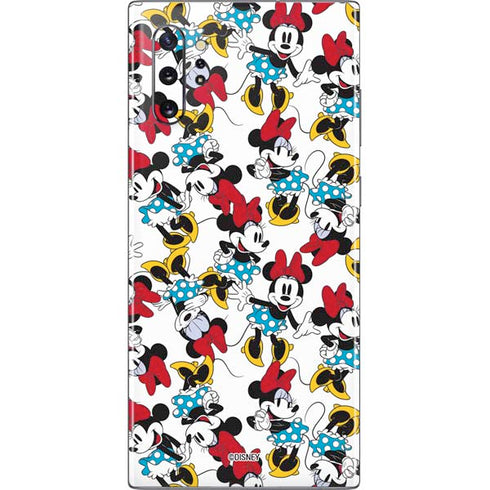 Disney Minnie Mouse Rockin Minnie Pattern Galaxy Note 10 Plus Skin