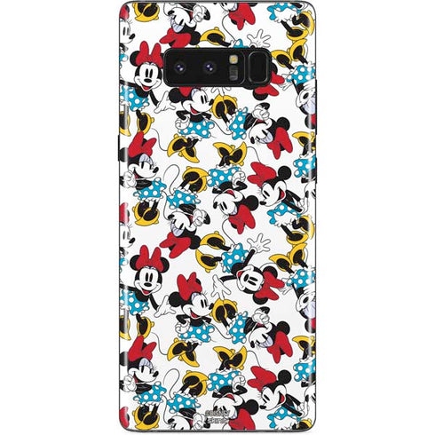 Disney Minnie Mouse Rockin Minnie Pattern Galaxy Note 8 Skin