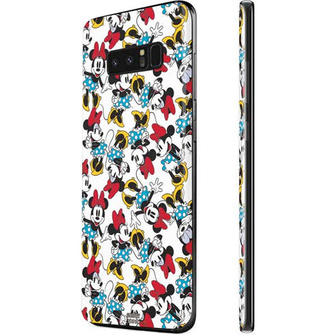 Disney Minnie Mouse Rockin Minnie Pattern Galaxy Note 8 Skin