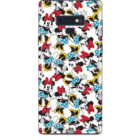 Disney Minnie Mouse Rockin Minnie Pattern Galaxy Note 9 Skin