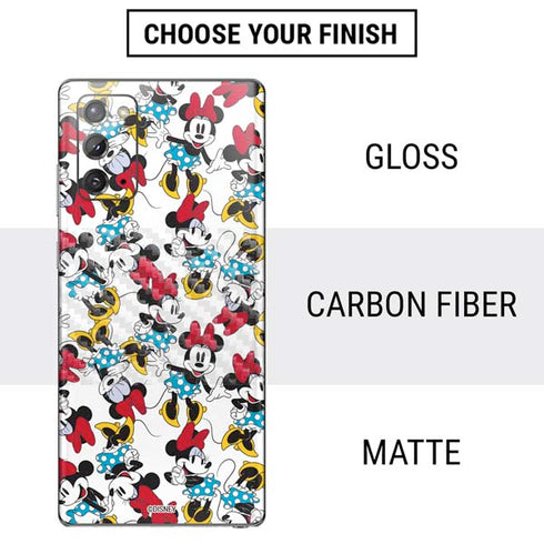 Disney Minnie Mouse Rockin Minnie Pattern Galaxy Note20 5G Skin