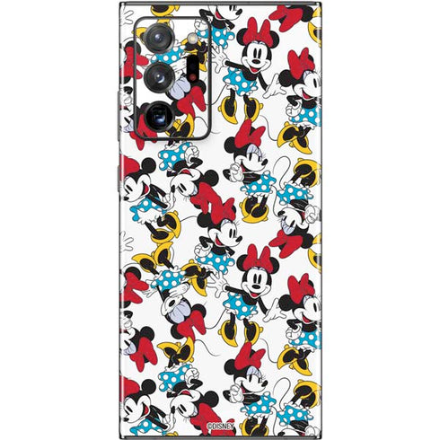 Disney Minnie Mouse Rockin Minnie Pattern Galaxy Note20 Ultra 5G Skin
