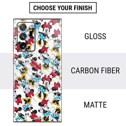 Disney Minnie Mouse Rockin Minnie Pattern Galaxy Note20 Ultra 5G Skin