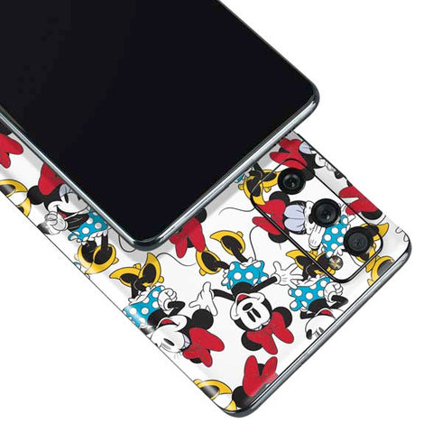 Disney Minnie Mouse Rockin Minnie Pattern Galaxy S20 Fan Edition Skin