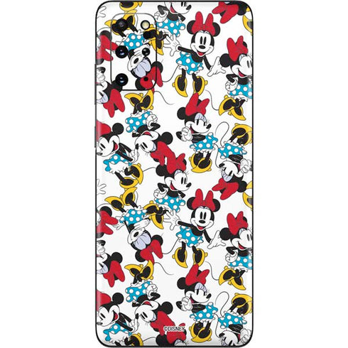 Disney Minnie Mouse Rockin Minnie Pattern Galaxy S20 Plus Skin