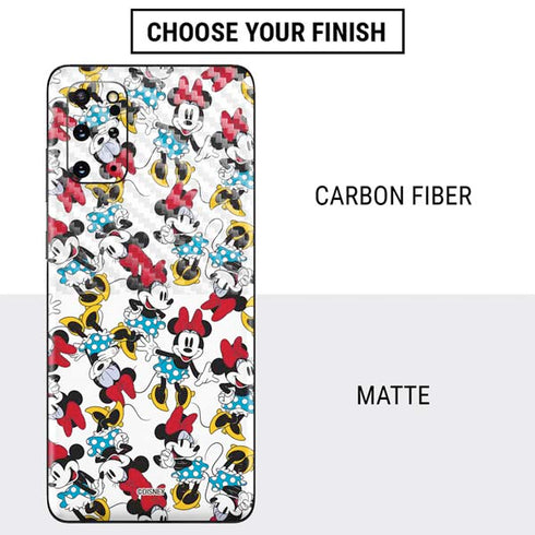 Disney Minnie Mouse Rockin Minnie Pattern Galaxy S20 Plus Skin