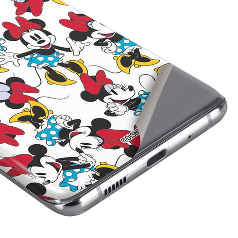 Disney Minnie Mouse Rockin Minnie Pattern Galaxy S20 Skin