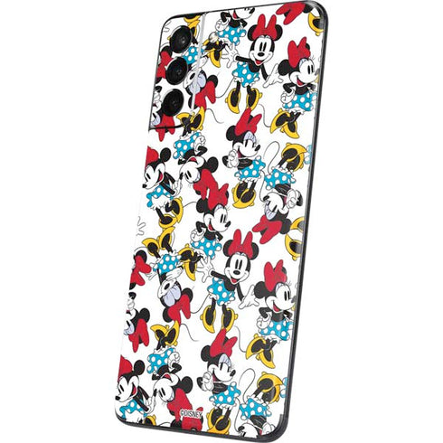 Disney Minnie Mouse Rockin Minnie Pattern Galaxy S21 Plus 5G Skin