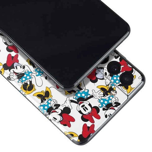Disney Minnie Mouse Rockin Minnie Pattern Galaxy S21 Plus 5G Skin
