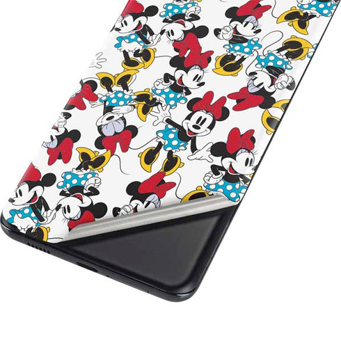 Disney Minnie Mouse Rockin Minnie Pattern Galaxy S21 Ultra 5G Skin