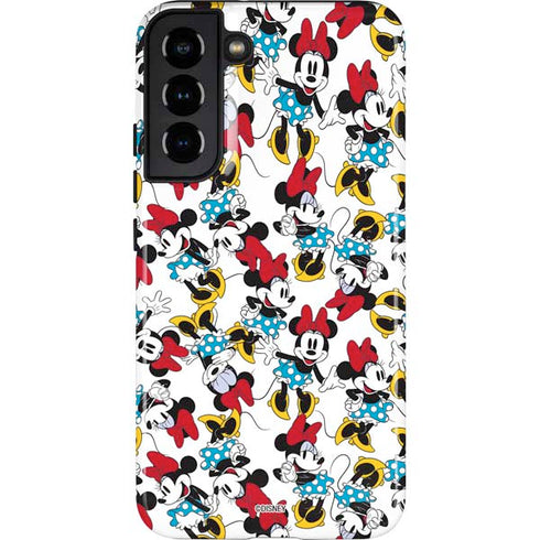 Disney Minnie Mouse Rockin Minnie Pattern Galaxy S22 Plus Pro Case