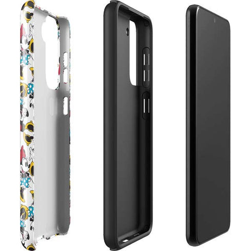 Disney Minnie Mouse Rockin Minnie Pattern Galaxy S22 Plus Pro Case