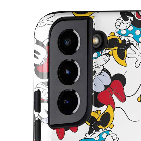 Disney Minnie Mouse Rockin Minnie Pattern Galaxy S22 Pro Case