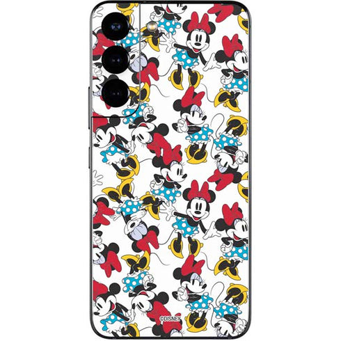 Disney Minnie Mouse Rockin Minnie Pattern Galaxy S22 Skin