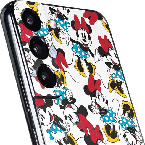 Disney Minnie Mouse Rockin Minnie Pattern Galaxy S22 Skin