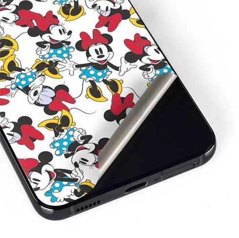 Disney Minnie Mouse Rockin Minnie Pattern Galaxy S22 Skin