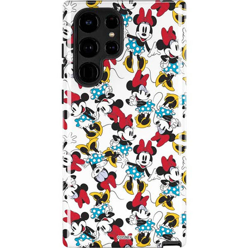 Disney Minnie Mouse Rockin Minnie Pattern Galaxy S22 Ultra Pro Case