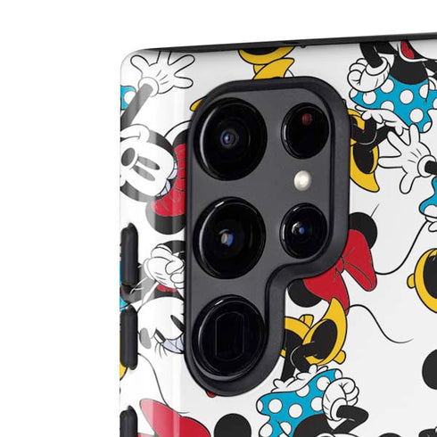 Disney Minnie Mouse Rockin Minnie Pattern Galaxy S22 Ultra Pro Case