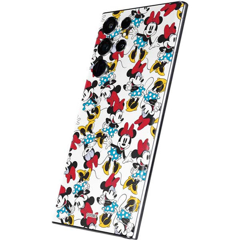 Disney Minnie Mouse Rockin Minnie Pattern Galaxy S22 Ultra Skin