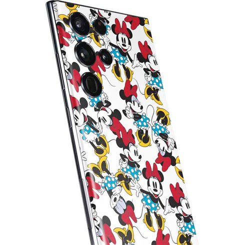 Disney Minnie Mouse Rockin Minnie Pattern Galaxy S22 Ultra Skin