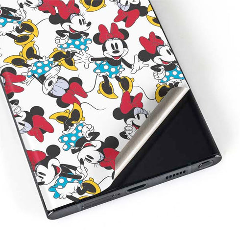 Disney Minnie Mouse Rockin Minnie Pattern Galaxy S22 Ultra Skin
