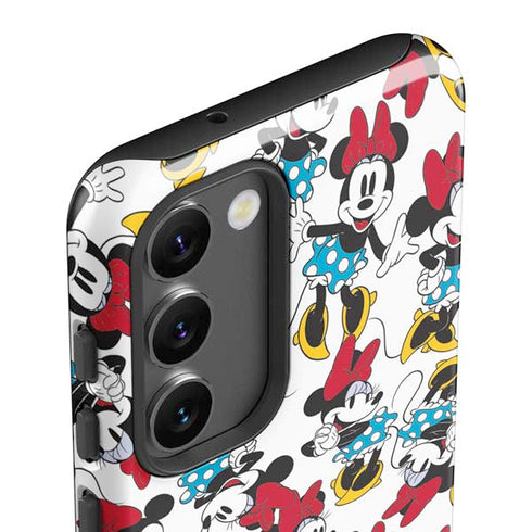 Disney Minnie Mouse Rockin Minnie Pattern Galaxy S23 Plus Pro Case