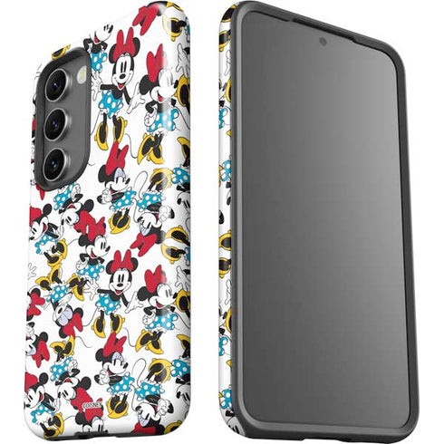 Disney Minnie Mouse Rockin Minnie Pattern Galaxy S23 Plus Pro Case