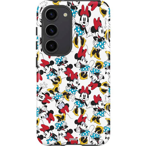 Disney Minnie Mouse Rockin Minnie Pattern Galaxy S23 Pro Case