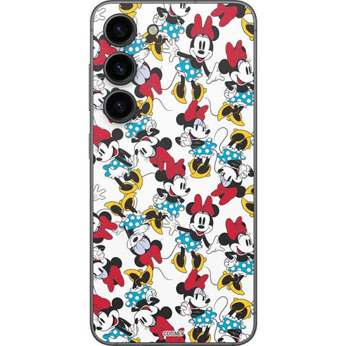 Disney Minnie Mouse Rockin Minnie Pattern Galaxy S23 Skin