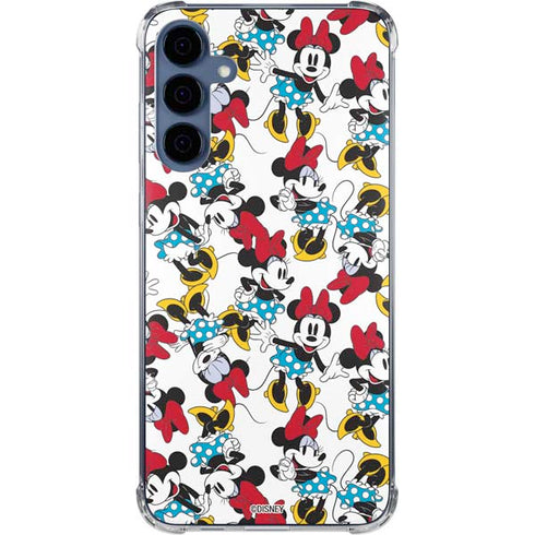 Disney Minnie Mouse Rockin Minnie Pattern Galaxy S24 Clear Case