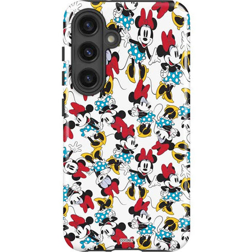 Disney Minnie Mouse Rockin Minnie Pattern Galaxy S24 Impact Case