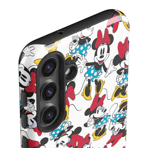 Disney Minnie Mouse Rockin Minnie Pattern Galaxy S24 Impact Case