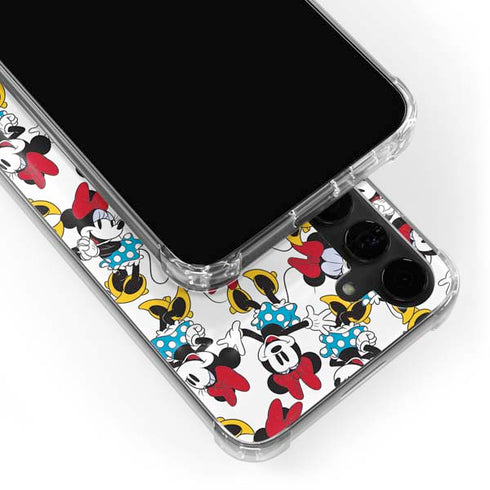 Disney Minnie Mouse Rockin Minnie Pattern Galaxy S24 Plus Clear Case