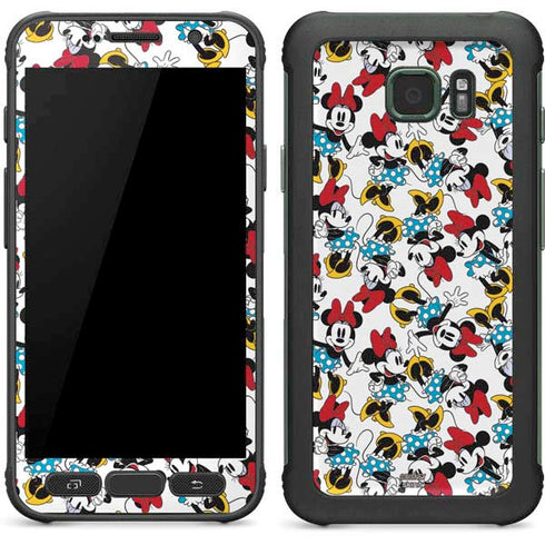 Disney Minnie Mouse Rockin Minnie Pattern Galaxy S7 Active Skin