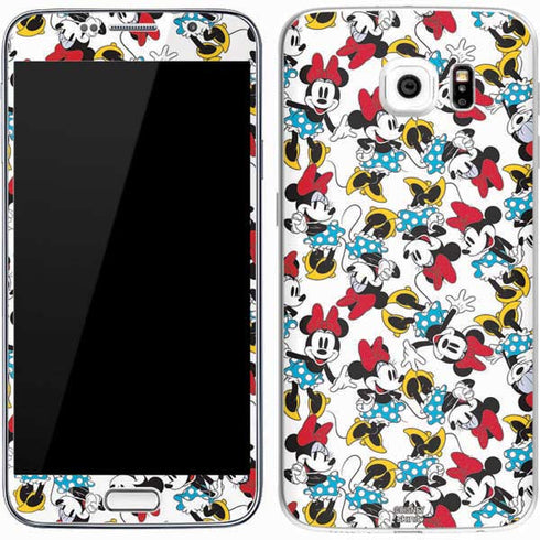 Disney Minnie Mouse Rockin Minnie Pattern Galaxy S7 Skin