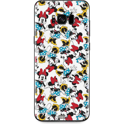Disney Minnie Mouse Rockin Minnie Pattern Galaxy S8 Skin