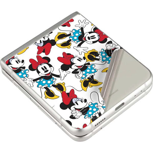Disney Minnie Mouse Rockin Minnie Pattern Galaxy Z Flip3 5G Skin