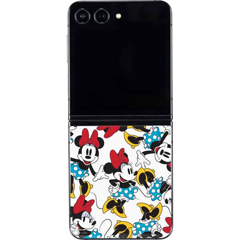 Disney Minnie Mouse Rockin Minnie Pattern Galaxy Z Flip5 5G Skin