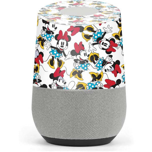 Disney Minnie Mouse Rockin Minnie Pattern Google Home Skin