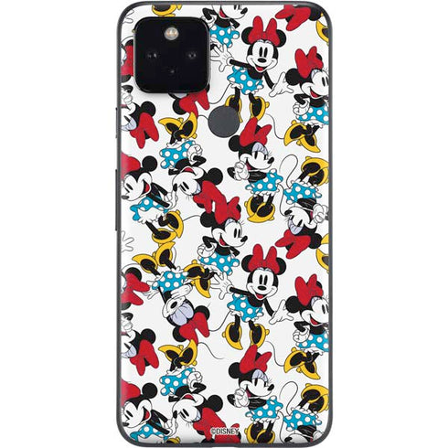 Disney Minnie Mouse Rockin Minnie Pattern Google Pixel 5a Skin