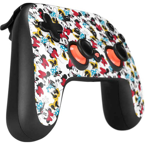 Disney Minnie Mouse Rockin Minnie Pattern Google Stadia Controller Skin