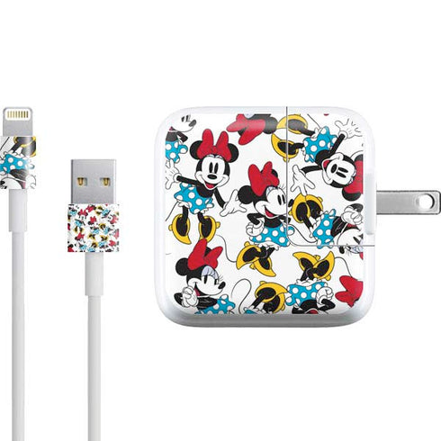 Disney Minnie Mouse Rockin Minnie Pattern iPad Charger (10W USB) Skin