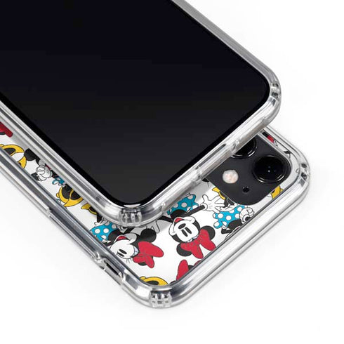 Disney Minnie Mouse Rockin Minnie Pattern iPhone 11 Clear Case