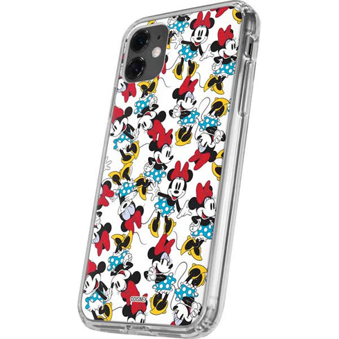 Disney Minnie Mouse Rockin Minnie Pattern iPhone 11 Clear Case